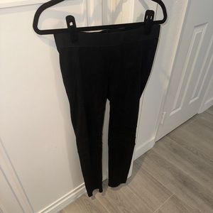 Suede leggings